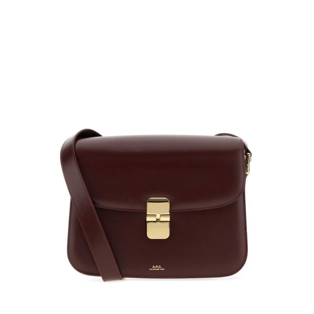 A.P.C. Women Grape Leather Grace Crossbody Bag